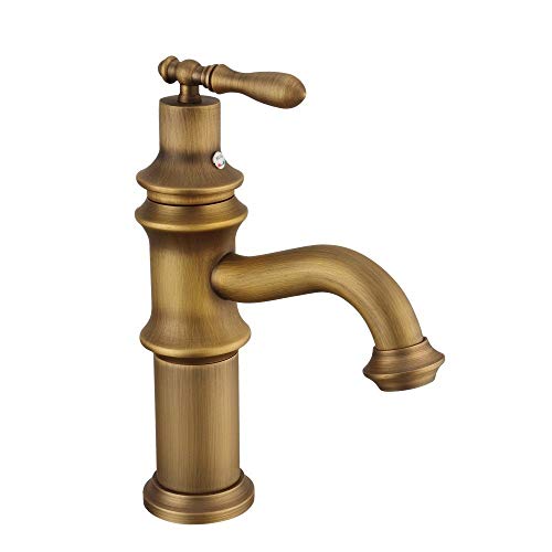 Robinet mitigeur de salle de bains rétro pour un lavabo vintage