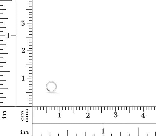 Open Jump Ring Sterling Silver 19ga 4mm - 50pcs (3368)/1