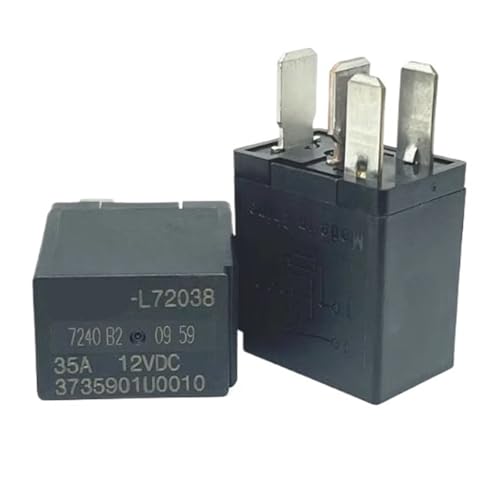 Relais 12V 35A 4 pieds 3735901U0010 pour circuit électrique automobile Lot de 3 pièces