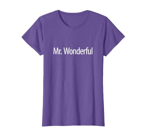 Mr. Wonderful - T-Shirt, Women, Purple Heather, Small