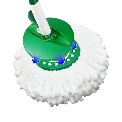 Reemplazo de cabezal de trapeador | Recargas de mapas de 360 ​​grados | Padres de reemplazo de cabezales de MMOP microfibra: almohadilla lavable de lavado compatible con giros estándar, no rascar