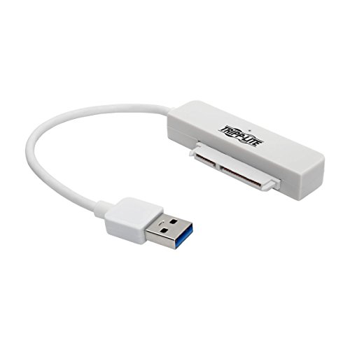 Exclusive Special Tripp Lite 6in USB 3.0 SuperSpeed to SATA III Adapter Cable w/ UASP, 2.5in SATA Hard Drives, White (U338-06N-SATA-W)