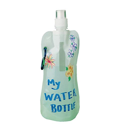 S&S Worldwide Collapsible Water Bottle Craft Kit (Pack Of 12) #TOP4