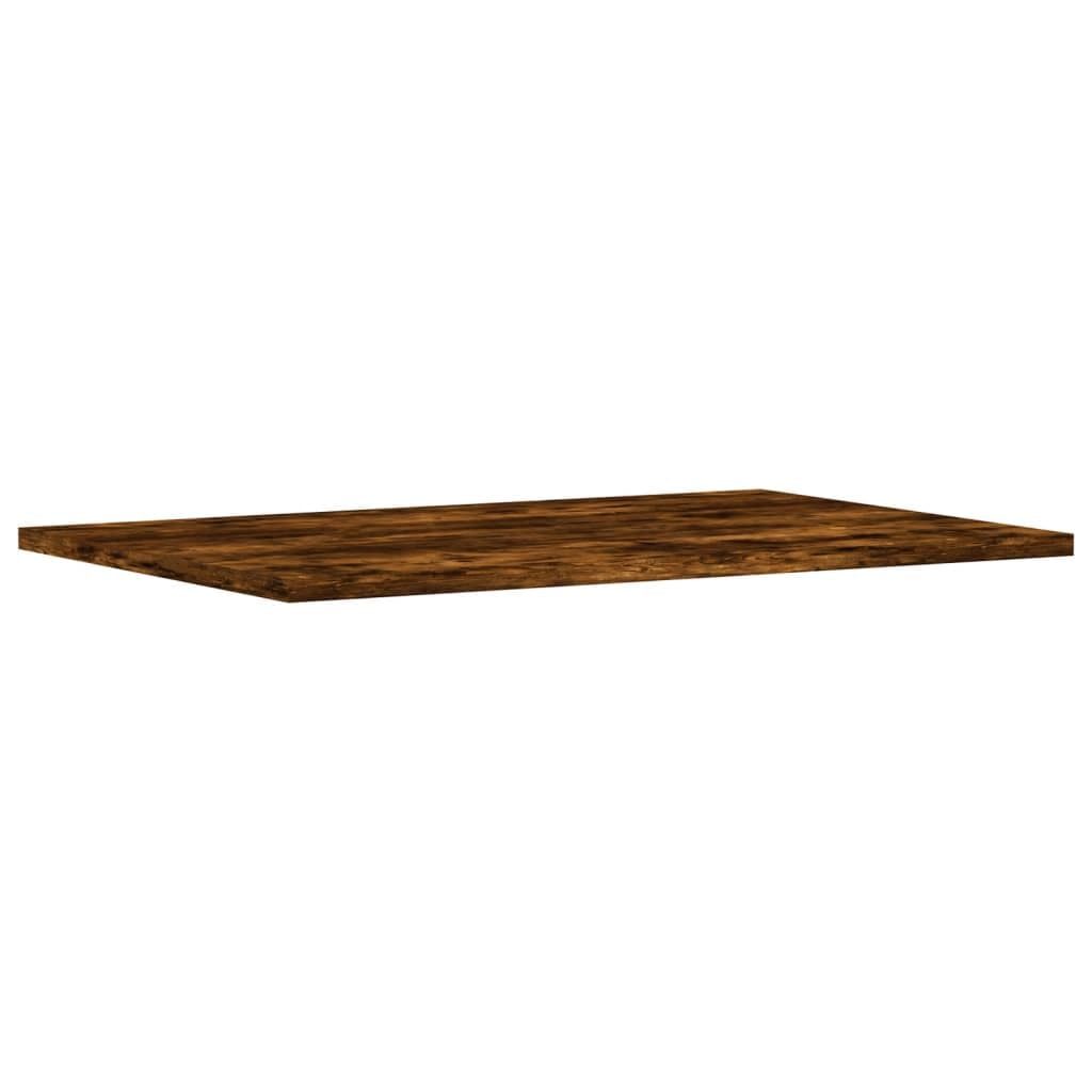 Generisch Wandregale 4 STK. Räuchereiche 60x40x1,5 cm Holzwerkstoff,Regalsysteme,11.66 kg-838243