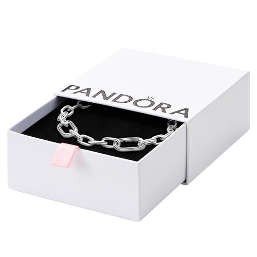 PANDORA ME Link Chain Bracelet - Bracelet for Women - Compatible with ME Charms - Features 2 Connectors - Gift for Her - Sterling Silver - With Gift Box - 5.9'