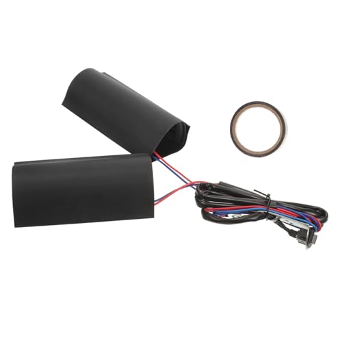 SEWOART Manopole Riscaldate per con Film Riscaldante in Pet e Impugnature Manubrio Antivibrazione per Scooter e Atv Facili da Installare per Comfort in Freddo