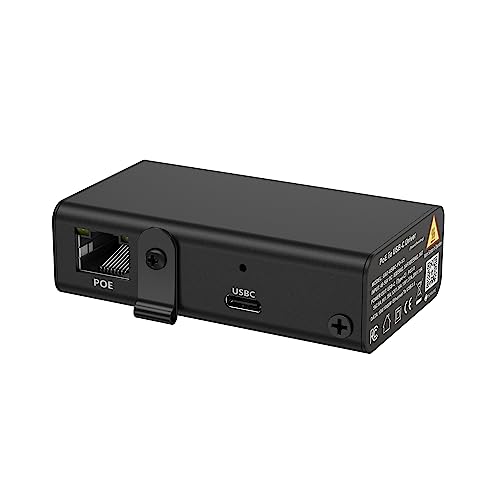 Adaptateur PoE+ vers USB-C Gigabit PoE Texas 25W pour iPad