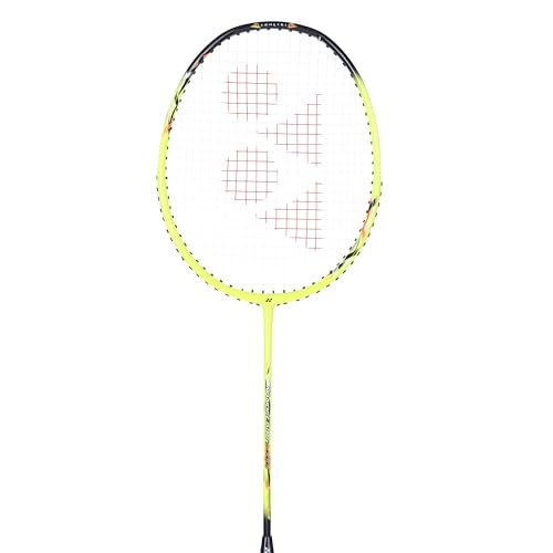 Image of YONEX Nanoflare 9000i Badminton Racquet (Safety Yellow) Strung | G4 Grip | Full Cover