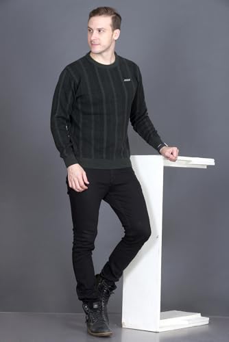 Image of GODFREY Full Sleeve Woolen Sweater for Man Winter Wear - Round Neck Pullover Regular Fit