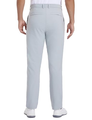 Strweitt Calças de golfe masculinas elásticas 76,2 cm/81,3 cm/86,4 cm, calças leves de secagem rápid