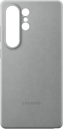 Image of Premium Kindsuit Leather Case for Samsung Galaxy S25 Ultra, Stylish & Durable Protective Phone Cover with Soft Inner Lining, Sleek Design Gray
