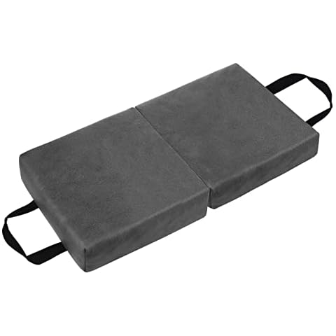 i frmmy Extra Thick Memory Foam Kneeling Cushion Pad- Garden Kneeler for Gardening, Bath Kneeler for Baby Bath, Knee Mat for Work, Extra Large 22x12 Inch, Thick 2.9 Inch (Dark Gray) Cover