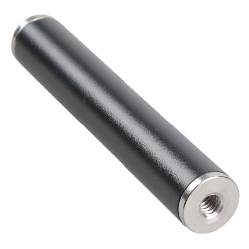 YIGZYCN 1/4 Internal Thread to 1/4 External Thread Extension Rod Professional Photography Gear Accessory Black Tripod Extension Rod