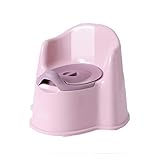 Toilet stool YAN YUN Children's Toilet Toilet, Men's and Women's Toilet Training Baby Potty, with Backrest and Toilet Cover (Color : Pink)