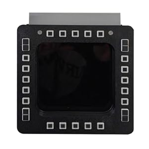 ToysWeltX 5-Zoll-2K-MFD-Panel mit 24 Tasten für PC-Flugsimulatoren, kompatibel mit JF-17, F/A-18, F16