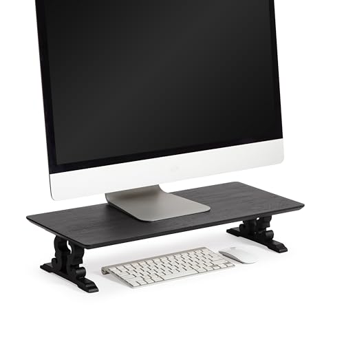 Image of Anji Mountain Monitor Stand - Desktop Organizer & Laptop Riser, Ergonomic Monitor Riser, Space-Saving Monitor Stand for Desk, Durable Construction, Easy Assembly, Ideal for Home & Office