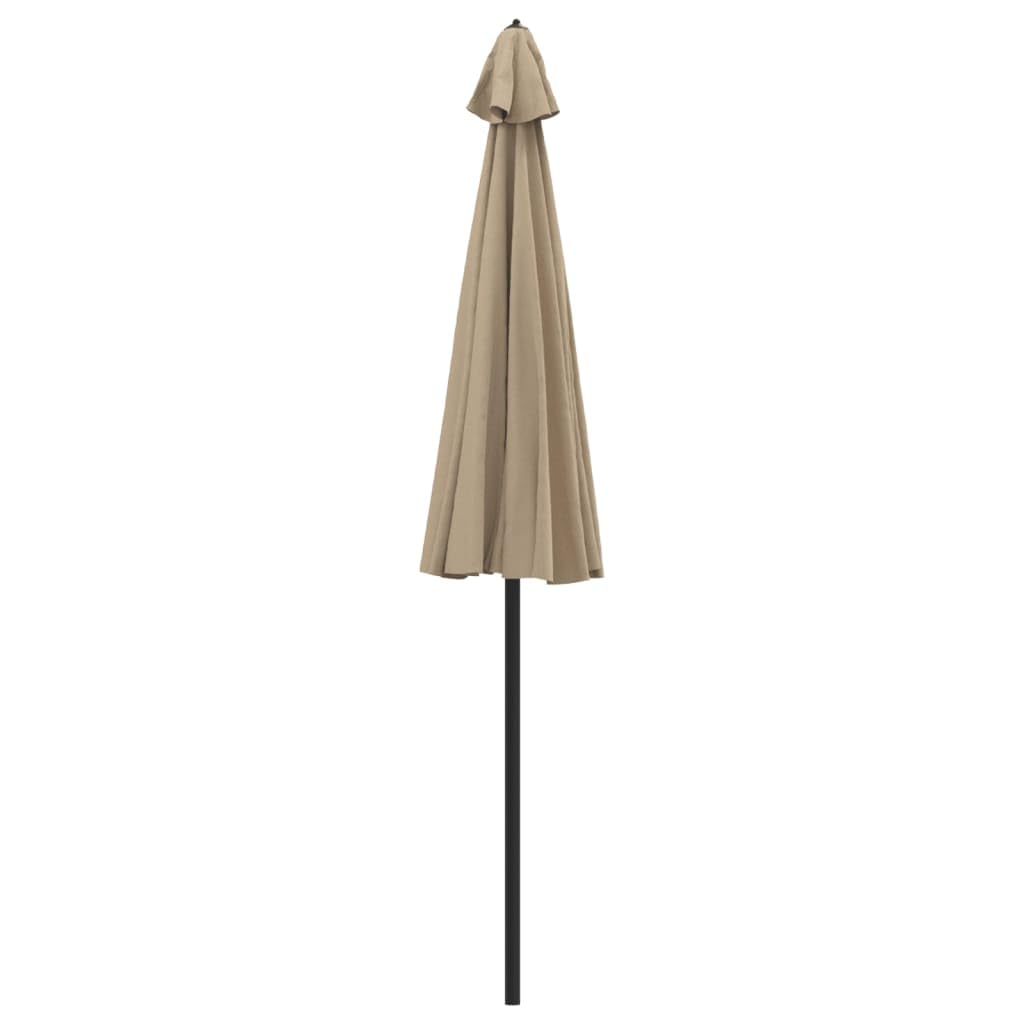 Parasol ogrodowy parasol przeciwsłoneczny do roślin, z aluminiowym masztem, 270 cm, zielony