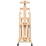 Goodwill department store DNN Buchenholz Vertikale Doppelten Zweck Ölmalerei Staffelei Bracket Typ Zeichenbrett Set Faltdisplay Staffelei (Farbe : Black Walnut)