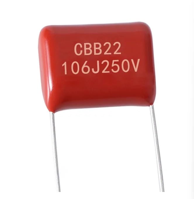 Condensateur CBB22 10uF 250V film polypropylène 106K composant électronique radial pack de 10