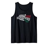 Mexico Flag - Mexican Eagle Aztec Style - Hecho En Mexico Tank Top