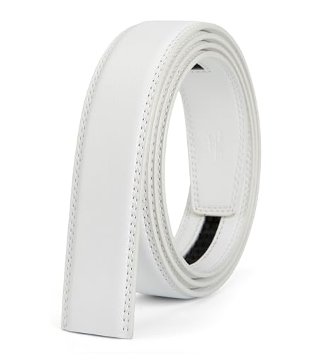 [Nelbons] メンズ ラチェットベルト 本体のみ 幅3.0cm/3.5cm 選択可能 レザー バックルなし 交換用ベルト - 画像2