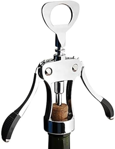 Abridor de botellas de vino multifuncional profesional todo en uno con sacacorchos y abridor de botellas de cerveza Fuerte aleación de zinc de acero inoxidable. Corcho que no se divide ni se rompe Abridor de botellas de vino multifuncional profesional todo en uno con sacacorchos y abridor de botellas de cerveza Fuerte aleación de zinc de acero inoxidable. Corcho que no se divide ni se rompe