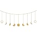 Noa Home Deco Ghirlanda di luna da parete boho, decorazione da parete per camera da letto, decorazione da parete dorata, decorazione da parete per matrimonio, regalo Ramadan(d'oro)