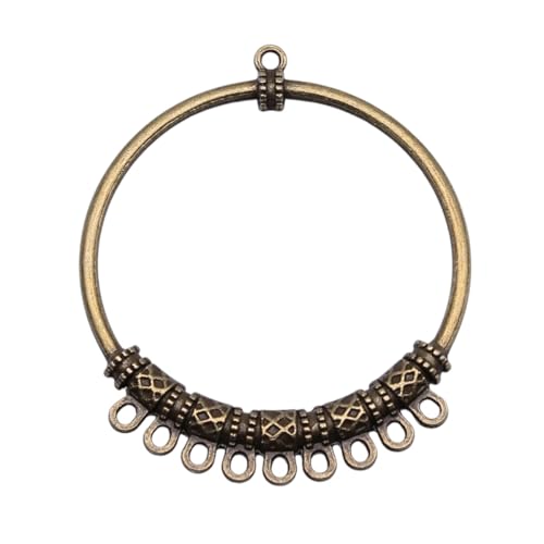 Connecteur boucle d'oreille 55x47mm : créez de grands pendants légers sans effort
