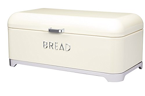 KitchenCraft Lovello Bread Bin, 42 x 22 cm (16.5' x 8.5') - Vanilla...