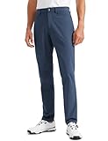CRZ YOGA Herren Golf Hosen Atmungsaktive Stretch Golfhose Classic Fit Freizeithose Golf Trousers mit Taschen - 81cm Elektrisches Blau 28W
