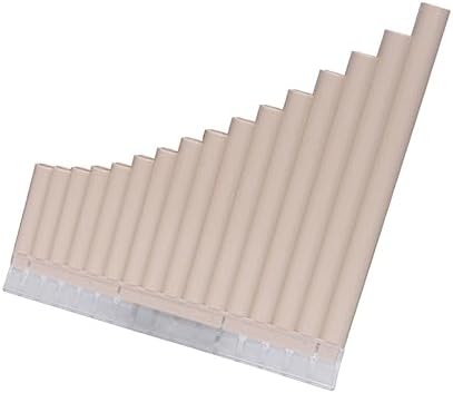 OFFSCH Pan Flute 16 Pipes Wooden Flute Chinese Flute Keyboard Instrument Bamboo Pan Flute Kids Student Musical Instrument Pan Pipe Music Multifunction Panpipes C Key Pan Pipe Row Flute