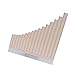 Pan Flute 16 Pipes Wooden Flute Chinese Flute Keyboard Instrument Bamboo Pan Flute Musical Instrument Pan Pipe Music Multifunction Panpipes C Key Pan Pipe Row Flute