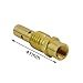3Pcs 15AK Welding Torch Consumables Nozzle With Screw Thread Tip Holder Contact Tips 0.6/0.8/0.9/1.0/1.2mm Accessories QIANGHAN (0.8mm)