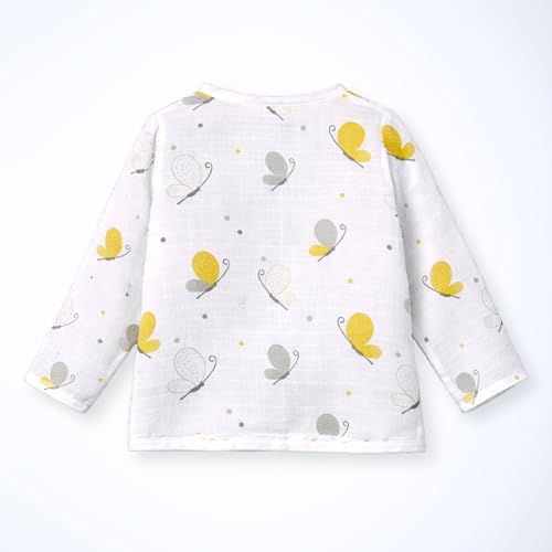 Image of The Boo Boo Club Kids 100% Cotton Muslin Printed V Neck Long Sleeve TopBottom Set | Night Suit for Baby Girl and Boy