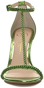 Jessica Simpson Women's Qiven T-Strap High Heel Heeled Sandal, Green, 6.5 | Image 1