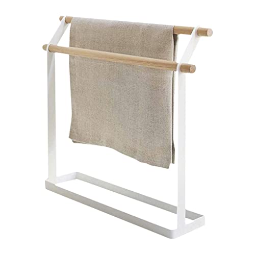 Toallero de pie para baño pequeño y expositor de joyas desmontable de 38cm