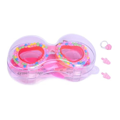 POTUBI - POTUBI Schwimmbrille for Kinder, tragbares Tauchwerkzeug-Set, Augenschutzbrille, Nasenklammern, Ohrstöpsel, Schwimmausrüstung for sicheres und bequemes Schwimmen, 14