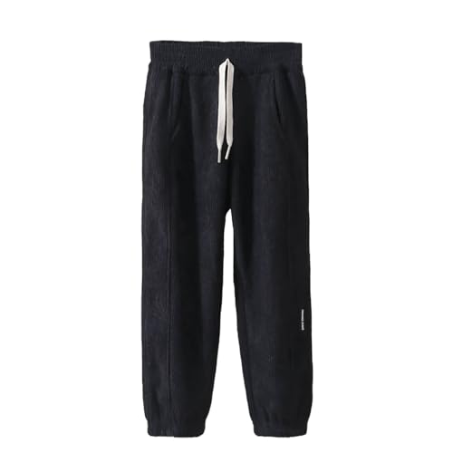 Boys Girls Middle and Large Children Fall and Winter Padded and Thickened Pants Sweatpants Casual Pants