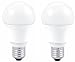 Produktbild 2 Stück LED Lampe in Birnenform mit Sockel E27 matt 10 Watt 230 Volt 2700 Kelvin warmweiß extra 810 Lumen Glühbirnenform