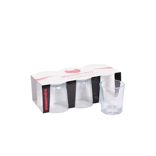 GIOCOKIDS, Pack 6 Vasos de Cristal Transparente 255 ml | Vasos de Vidrio Resistentes para Agua, vasos agua, Cócteles, Refrescos, Café | Juego de Vasos, Vasos Cristal Cocina, Bar
