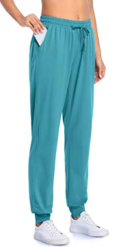 Kimmery Jogging Pants for Women,Juniors Wicking Elastic Sports Sweatpants Loose Weight Cuffed Trousers with Pockets Spring Autumn Outdoor Rowing Boxing Gym Scool Wear Green M Kimmery Jogging Pants for Women,Juniors Wicking Elastic Sports Sweatpants Loose Weight Cuffed Trousers with Pockets Spring Autumn Outdoor Rowing Boxing Gym Scool Wear Green M