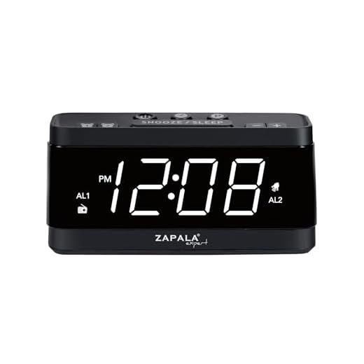 ZAPALA expert Alarm Clock Radio, 2 Alarms Large LED Display Digital FM Clock Radio with USB ZAPALA expert Alarm Clock Radio, 2 Alarms Large LED Display Digital FM Clock Radio with USB product