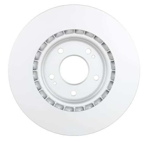 BOSCH 53011424 QuietCast Premium Disc Brake Rotor - Compatible with Select Hyundai Elantra, Kona, Sonata, Tucson, Veloster; Kia Forte, Forte5, Niro EV, Optima, Seltos, Soul, Sportage; FRONT - Single