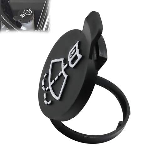 MINETPS 12767700 Windshield Wiper Washer Fluid Reservoir Cap, Tank Bottle Cap Fit for 2010-2016 GMC Chevrolet Buick Cadillac, Car Wiper Bottle Cover Replace 13227300 19172571 12788573 4563292