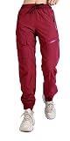 Singbring Women's Athletic Hiking Cargo Joggers Pants Outdoor Workout Lightweight Quick Dry UPF 50 Z