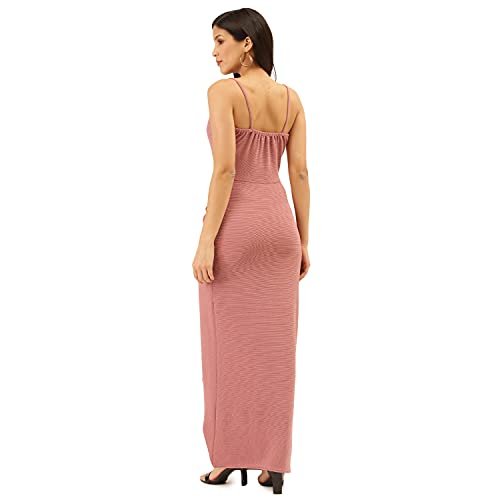 Image of Trend Arrest.ed Women's Bodycon Midi Dress | Casual & Night Out Fit | Slim Fit Stretch Fabric