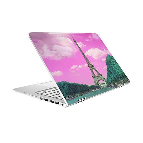 Skin vinyle autocollant HP Spectre Pro X360 G2 protection LebensArt Paris Rose