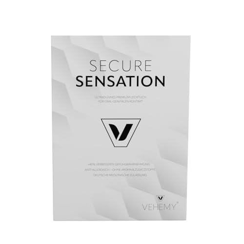 Vehemy Dental Dams 3-Pack, Latex-Free Oral Dams, Hypoallergenic Oral Barrier, Free of Flavors and Toxic Materials, Lightweight for Optimal Sensation, Designed for Your Safety (3)