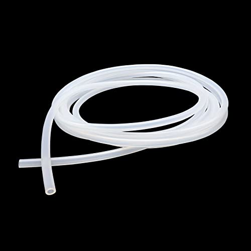 Silicone Tubes, iMeistek Food Grade Flexible Silicone Hose, 2mm ID x 4mm OD, Length 3 Meters, Water Air Hose Pipe, for Pump Transfer