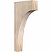 Ekena Millwork COR04X12X24HUN00SDF 3 1/2"W x 12"D x 24"H Huntington Smooth Corbel, Douglas Fir